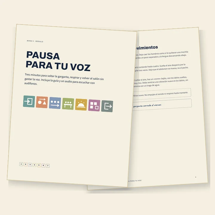 Pausa para tu voz